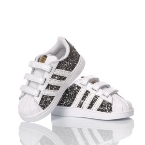 Adidas Superstar Baby Glitter Black