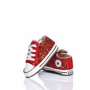 Converse Infant Glitter Red