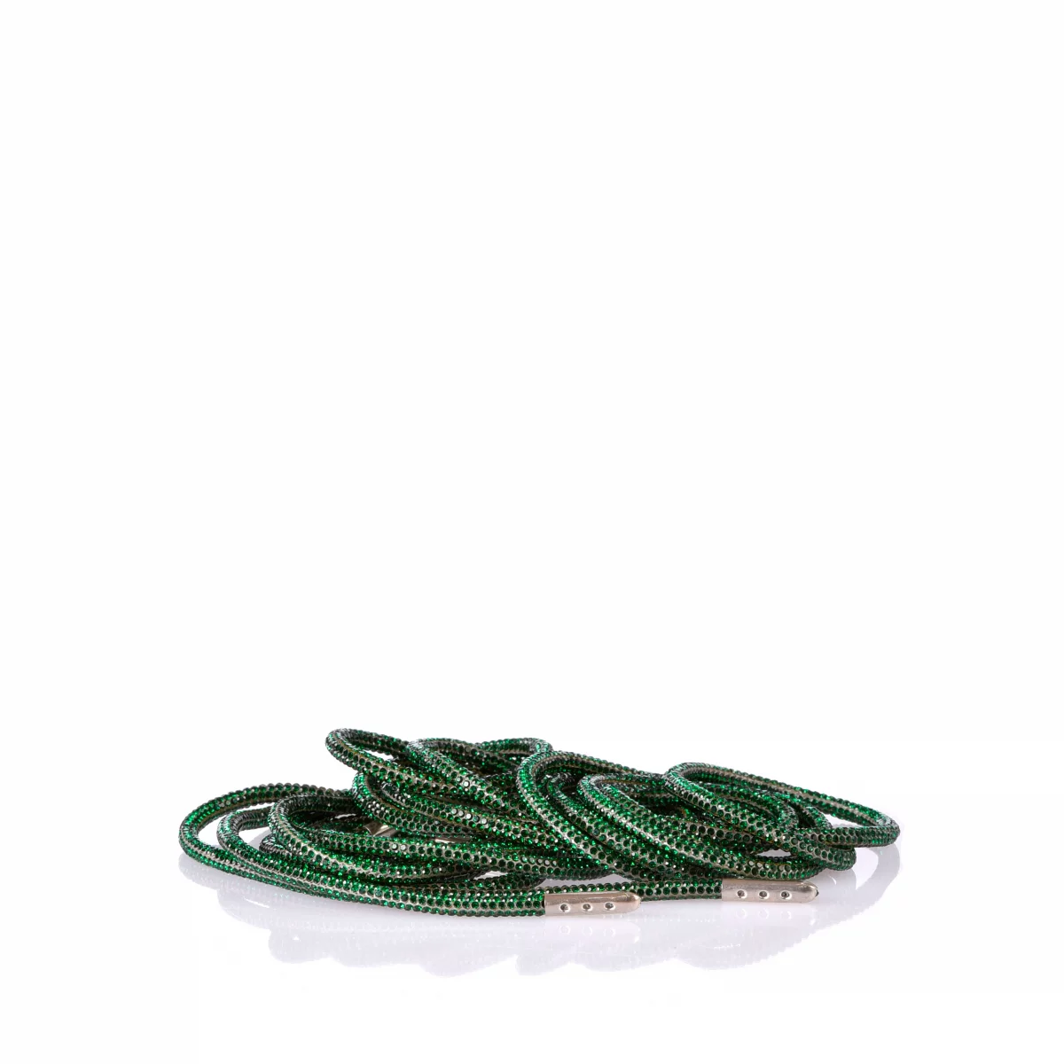 Emerald Laces 140cm  Swarovski