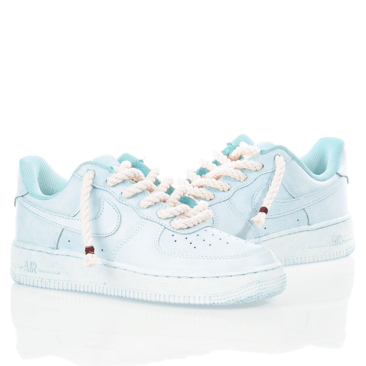 Nike Air Force 1 Dye Teal Air Force 1 Washed-out