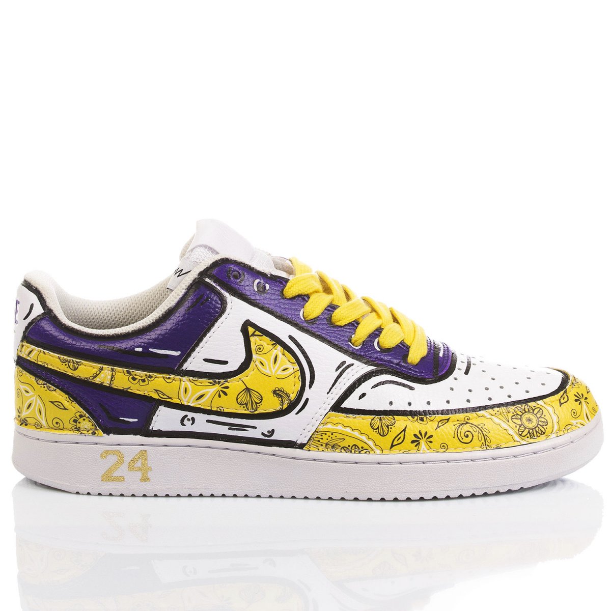Nike Comics Los Angeles Court Vision Painted