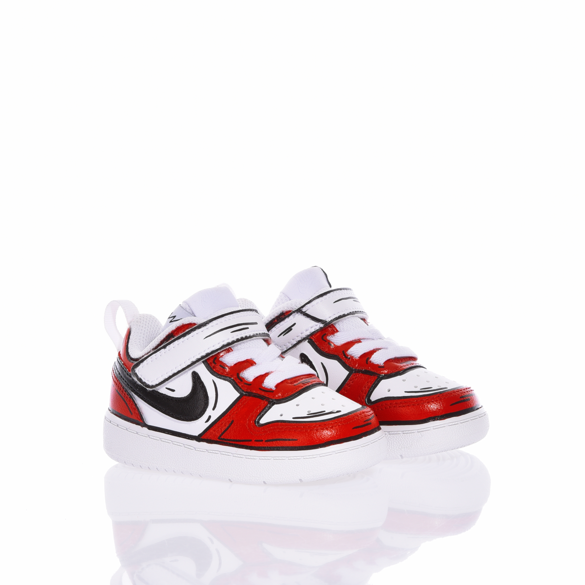 Nike Baby Comics Court Vision Painted