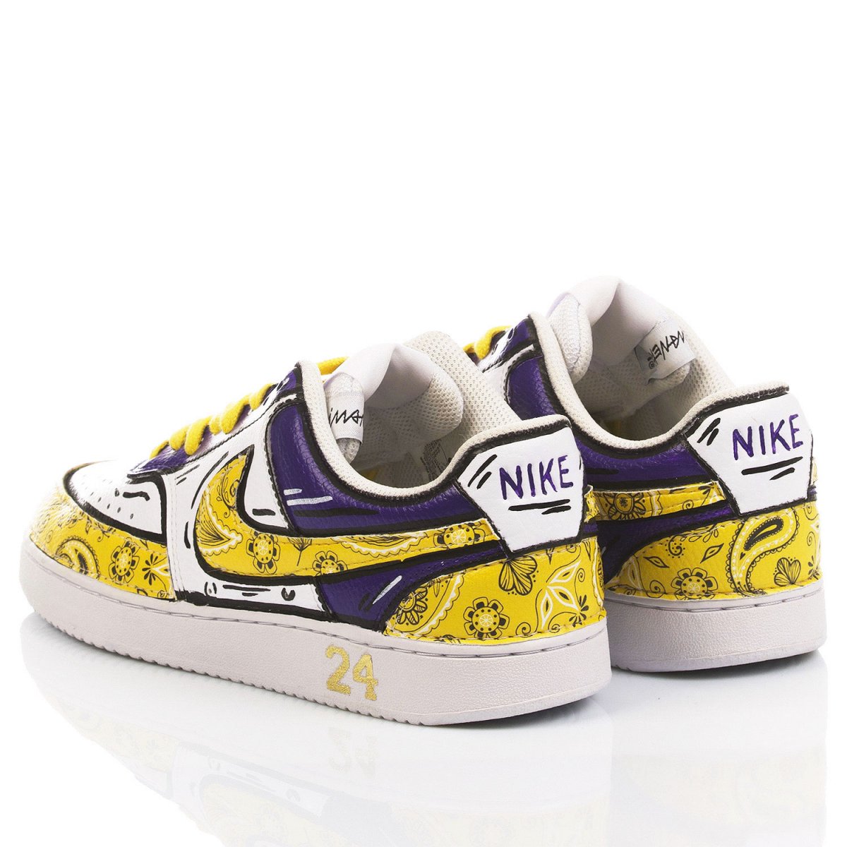 Nike Comics Los Angeles Court Vision Painted