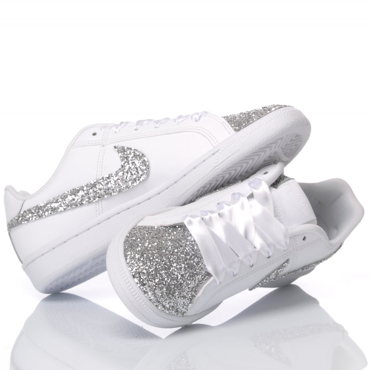 Nike Court Glitter Silver Court Glitter
