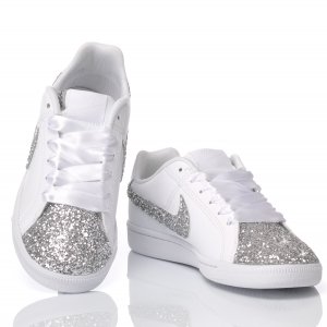 Nike Court Glitter Silver