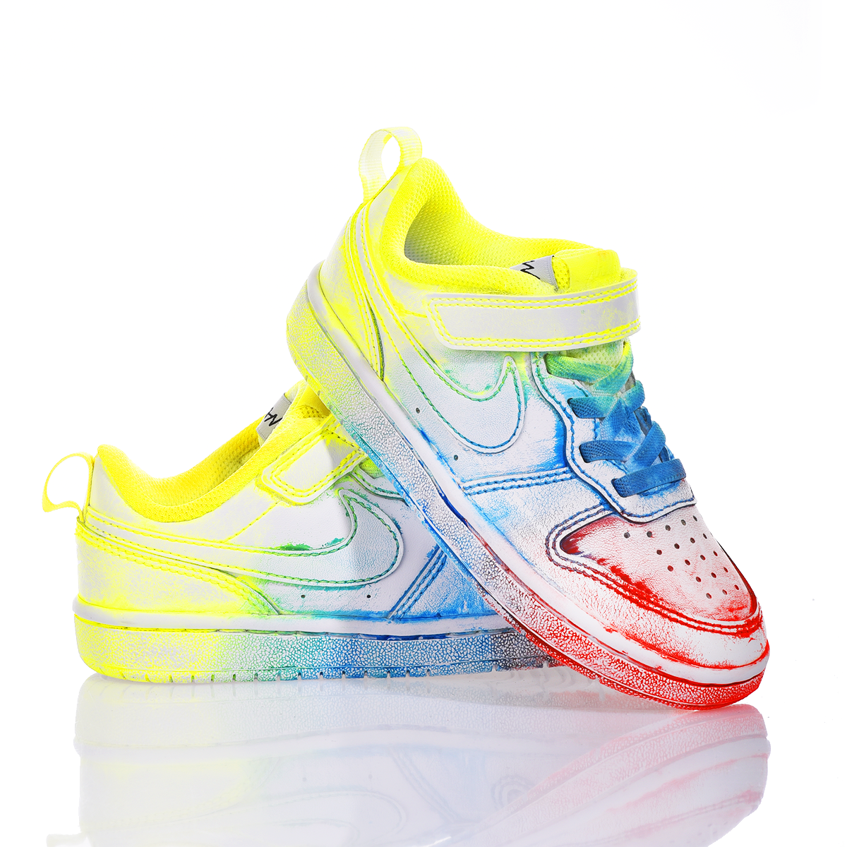 Nike Junior Fluo Mix Court Vision Washed-out