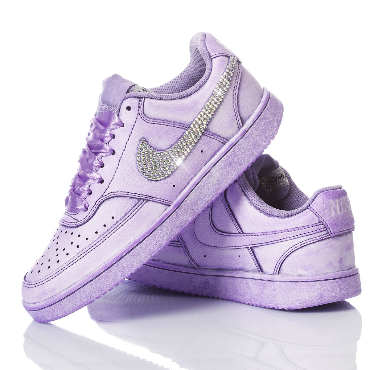 Nike Washed Crystal Court Vision Washed-out, Special, Swarovski